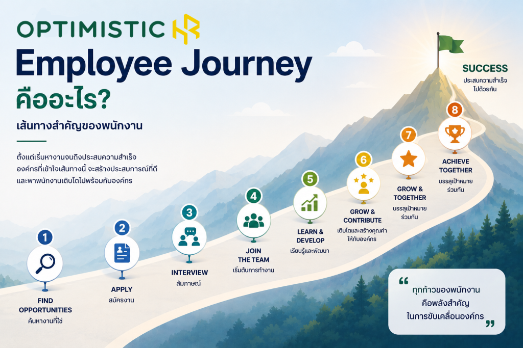 Employee Journey คืออะไร เส้นทางของพนักงานตั้งแต่สมัครง